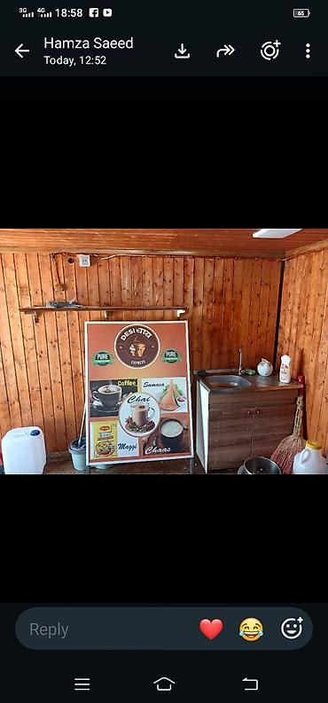 restoran avadanliq: Taxta “Desi Chai Express” kiosku – mobil içki və qəlyanaltı satış — 5
