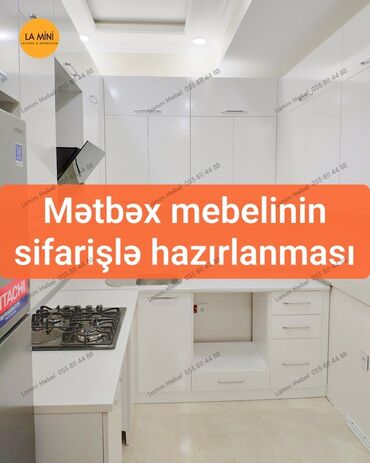 İkimərtəbəli uşaq çarpayıları: La Mini Mebel şirkəti olaraq, mətbəx mebellərinin sifarişlə