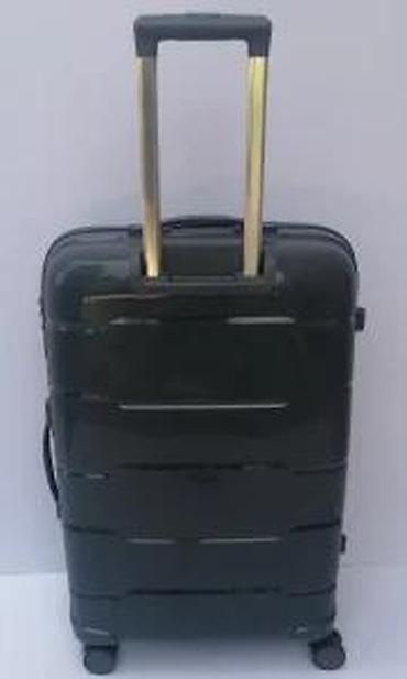 Putni koferi i torbe: Tvrdi kofer na točkiće – tamnosiva boja - Materijal: čvrsta ABS/PC — 16