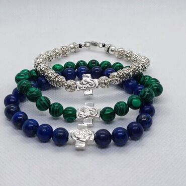 Narukvice: Podesiva narukvica, Materijal: Perlice, Srebro — 19