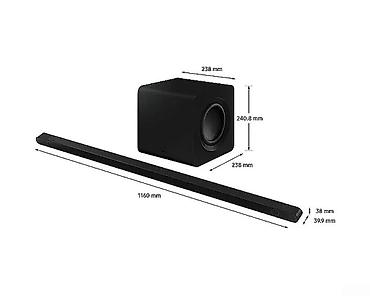 Dinamiklər və kolonkalar: Soundbar Samsung HW-S800B Samsung HW-S800B – funksiyalar 🔊 🔊 3.1.2 — 2