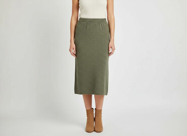 spódnice z eko skóry allegro: Women`s skirt, size L