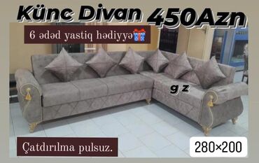 divanların satışı: Künc divan, Yeni