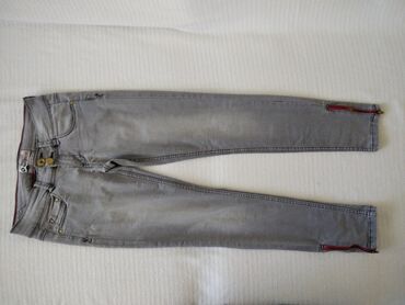 termo pantalone u Srbija | FARMERKE I PANTALONE: Terranova sive farmerke zenske Pamucne sa elastinom . Plitak I slim