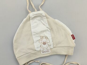 beżowa czapka zimowa: Cap, Newborn baby, condition - Very good