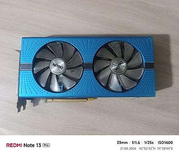 red: Видеокарта для ПК, Б/у, ЖК Sapphire, Radeon RX, 8 ГБ — 1