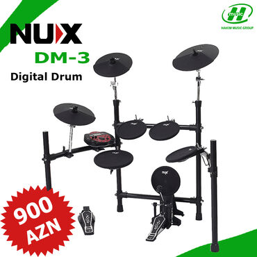Barabanlar: Drum "Nux Dm-3" Diger modeller unun elaqe saxlayin ve ya