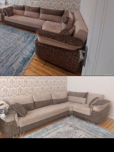 Yataq otağı dəstləri: Künc divan, İşlənmiş, Açılan, Bazalı