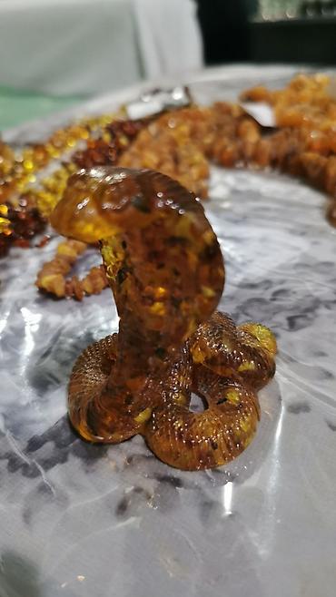 Aksesuarlar: Təbii kəhrəba bəzək əşyaları kolleksiyası - Kəhrəba boyunbağılar — 5