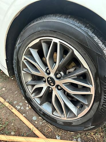 hankook: Продаются диски KIA комплект, 4 лето, 4 зима, зимные резины новые — 2