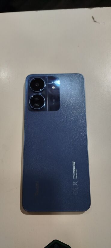 cib telefonu: Redmi 13C, 128 GB, rəng - Göy, Barmaq izi