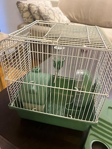 qefes satisi: Hamster ucun qefes satilir, elave oyuncaqlar da var. Icini deyismek — 3
