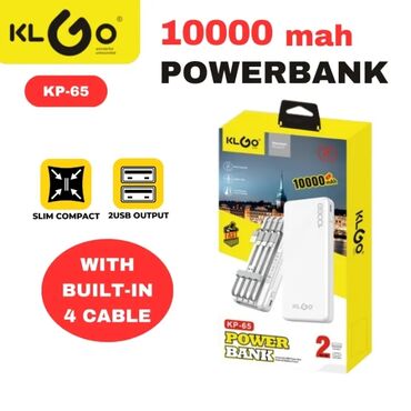 punjaci za telefon: Power bank eksterna baterija 10000mah sa 4 punjaca Power bank