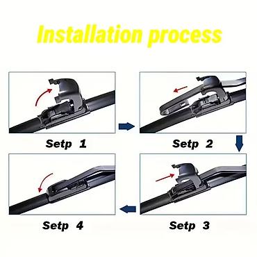 şüşə silən şotka: Avtomobil üçün universal şüşəsilən ləçəkləri – 500 mm (2 ədəd) - Tip — 2