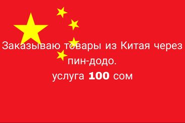 Другие услуги: Посредничество: всего 100 сом за услугу. Доставка оплачивается