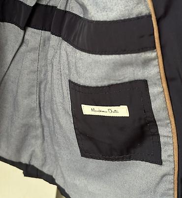 navy: Женская куртка Massimo Dutti, тёмно-синяя (navy), лёгкая демисезонная — 3