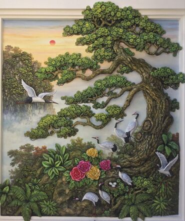 Şəkillər, tablolar: 3D relyef divar dekoru – fərdi əl işi Xidmətin təsviri: - Daxili və — 16