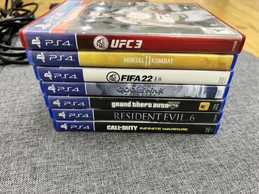 Игры для PlayStation: Диски на пс4 Все цены: GTA 5-1200 Mortal kombat 11-1400 Residentevil