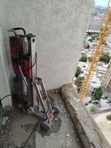 Beton işləri: Beton kəsmə beton deşmə xidməti Karot - HILTI DD 200 / 350 ilə 25 ° — 8