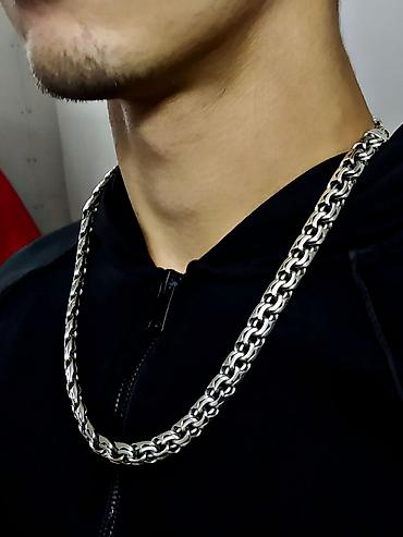 Серебряные цепочки: Серебряная цепь " Бисмарк" Вес 85 грамм Длина 60 см Ручная — 29