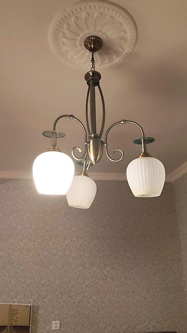 led lusteri: Çılçıraq, 3 lampa, Metal — 1