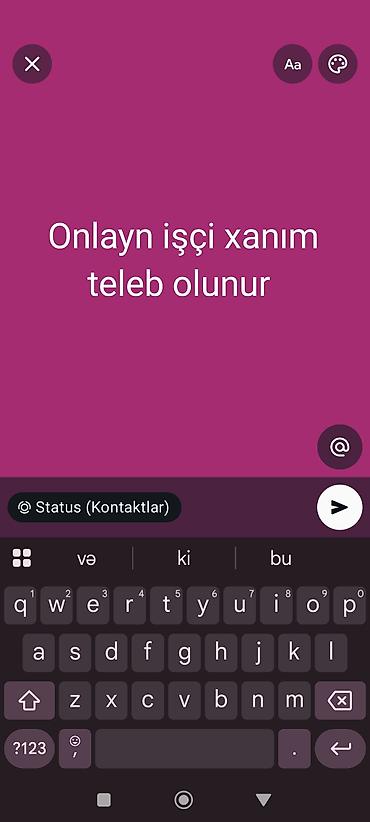 coban işi arayanlar: Onlayn işçi xanım teleb olunur tam sərbəst iş qrafiki — 1