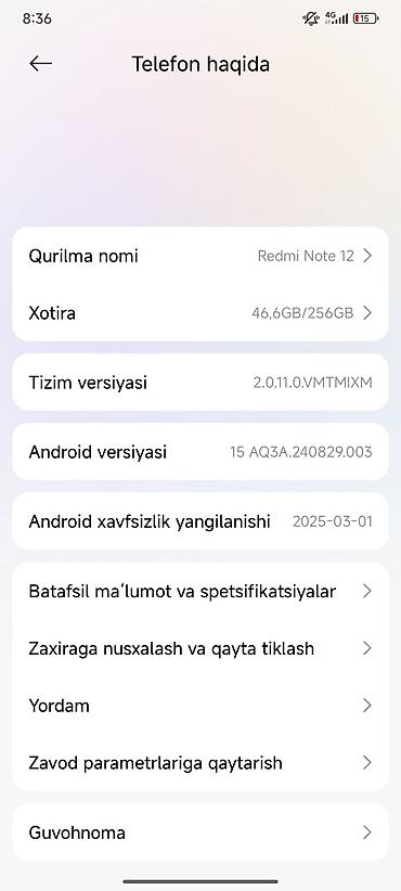 ram ddr4: Смартфон Xiaomi Redmi Note 12 - Память: 8 ГБ RAM + расширение 4 ГБ — 1