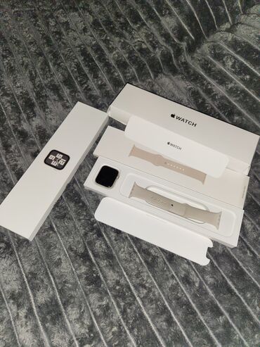 apple 5s gold: Apple watch SE 2nd gen 44mm АКБ 100% 2 ремешка в комплекте