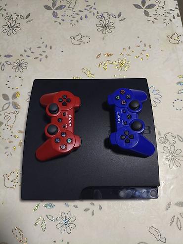 ps3 alışı: Sony PlayStation 3 (PS3) Slim oyun konsolu Komplekt: - PS3 Slim — 3