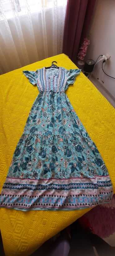 haljina od laganog: Šarena haljina haljina, potpuno nova, od čistog pamuka, izuzetno