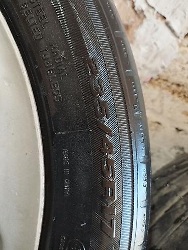 mercedes c203: Mercedes-Benz orijinal 5-şüalı yüngül lehimli disk və təkər dəsti — 4