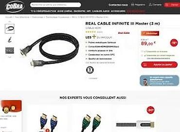 Aksesoari za TV i video: Real Cable MASTER HDMI – High Speed with Ethernet - Digitalni — 13