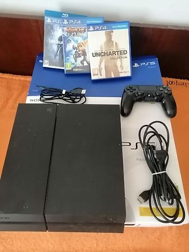 Video oyunlar və konsollar: Sony PlayStation 4 (PS4) oyun konsolu komplekti Paket tərkibi: - PS4 — 2