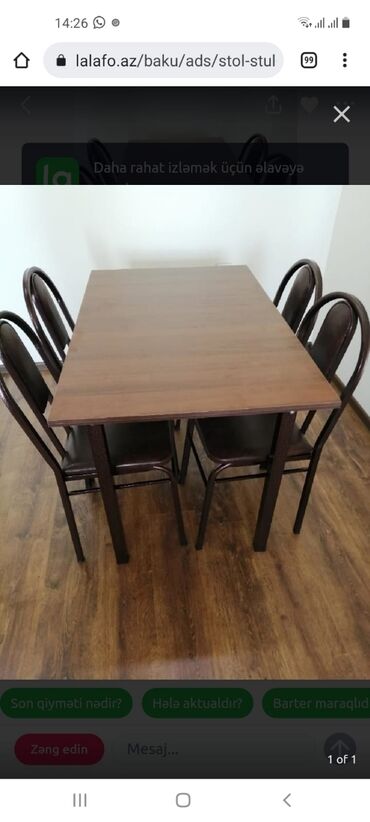 Sifarişlə masa və oturacaq dəstləri: Kvadrat masa, Mətbəx üçün, Digər adam sayı, Açılmayan, Zəmanətli -da lalafo.az — 30 Sifarişlə masa və oturacaq dəstləri: Kvadrat masa, Mətbəx üçün, Digər adam sayı, Açılmayan, Zəmanətli — 30