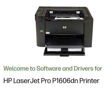 pirinterler: HP Laser Jet Pro P1606dn əla vəziyyətdə, üstündəki dolu kartricdən