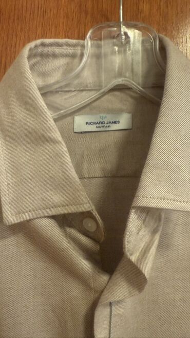 Košulje: Košulja Na duge rukave, XL, bоја - Bež, Pamuk — 11