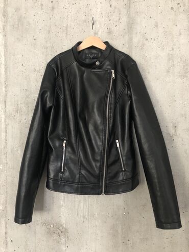 brušena koža jakna: Jacket S (EU 36), color - Black