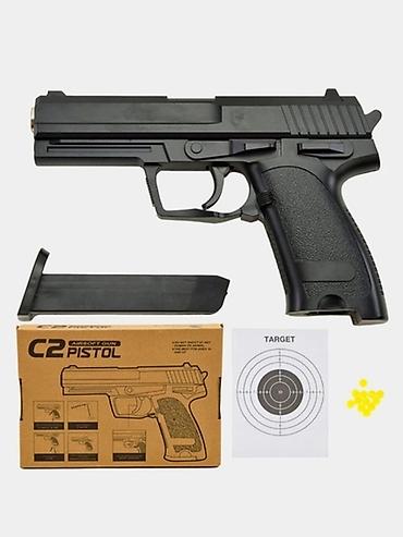 Оюнчуктар: 💥 Подарок 300шт пуля Металлический игрушечный пистолет Airsoft C2 (6 — 9