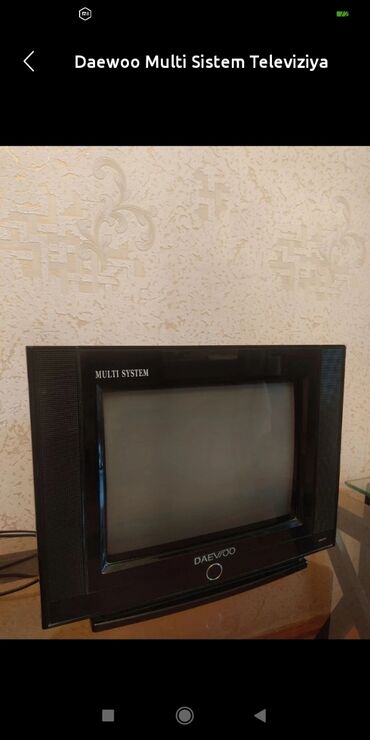 TV antenlər: Daewoo markalı, qara rəngli, "Multi System" dəstəyi olan bir