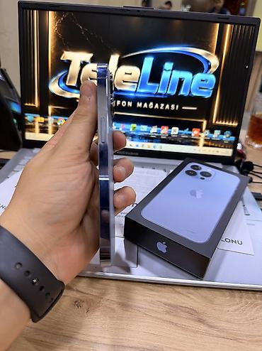 gence ayfon: IPhone 13 Pro, 128 GB, Sierra Blue, Zəmanət, Kredit, Simsiz şarj — 2