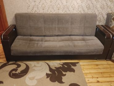 Мебель для дома: Диван, Б/у, Раскладной, С подъемным механизмом, Ткань, Нет доставки