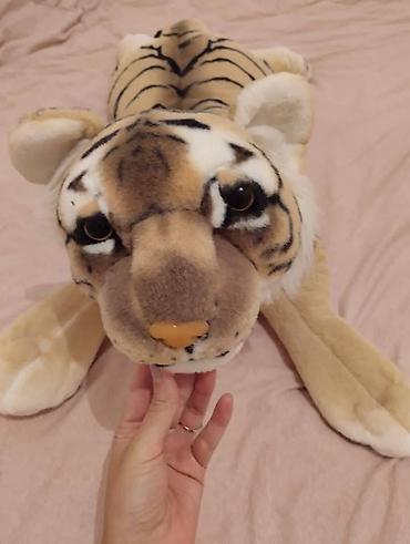kengur hamer papir: Veliki realističan tigar igračka, dug 95 cm, sa tvrdim punjenjem i bez — 1