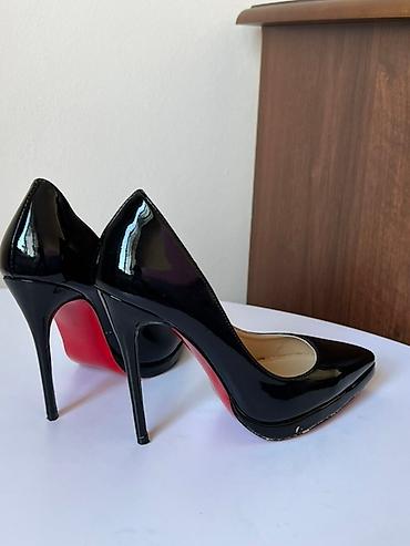 pari: Туфли, 37, Christian Louboutin, Б/у, цвет - Черный, Самовывоз — 2