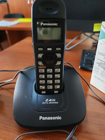 isdemis telefonlar: Stasionar telefon Panasonic, Simsiz, İşlənmiş, Ünvandan götürmə — 2