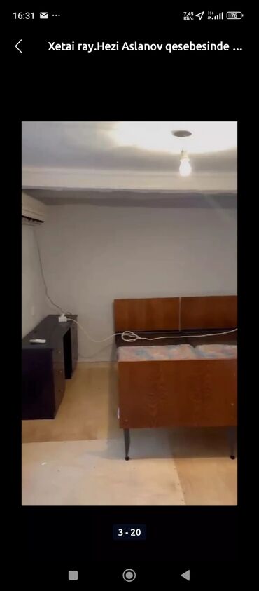 Uzunmüddətli kirayə evlər: 35 kv. m, 1 otaqlı, Kombi, Qaz, İşıq — 12