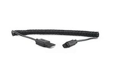 Kablovi za telefone: Spiralni USB–Micro USB kabl - Konektori: USB-A (muški) na Micro USB — 6