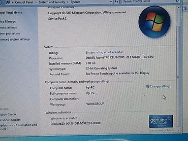 notebook satisi: Hp mini 110 sadece bataryası xarabdır zaryatqada işleyir bide 2 3 — 2