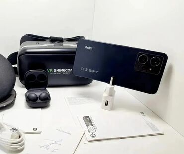 Redmi: Redmi, Redmi Note 12, Б/у, 256 ГБ, цвет - Черный, 1 SIM, eSIM, 2 SIM — 10