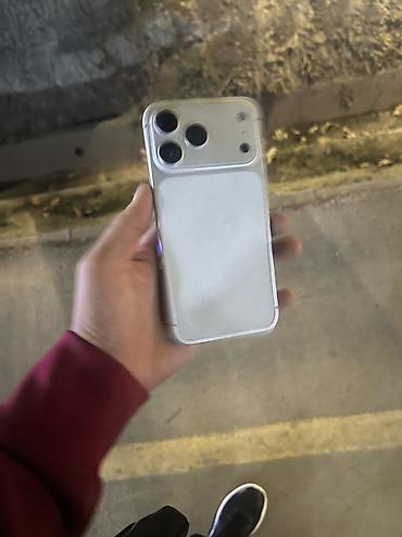 Уюлдук телефондор жана аксессуарлар: IPhone 14 Pro Max, Колдонулган, 128 ГБ, White Titanium, Коргоочу айнек, 100 % — 2
