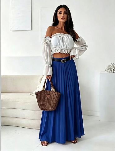 Suknje: 04. Plisirane suknje Prelepe boje💚💛🧡💙🩷❤️ S M L XL Cena : 2.200 dinara — 9